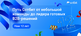 Нам 12 лет: Путь Сотбит от небольшой команды до лидера готовых B2B-решений