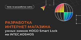 Разработка интернет-магазина умных замков HOGO Smart Lock на INTEC.KOSMOS